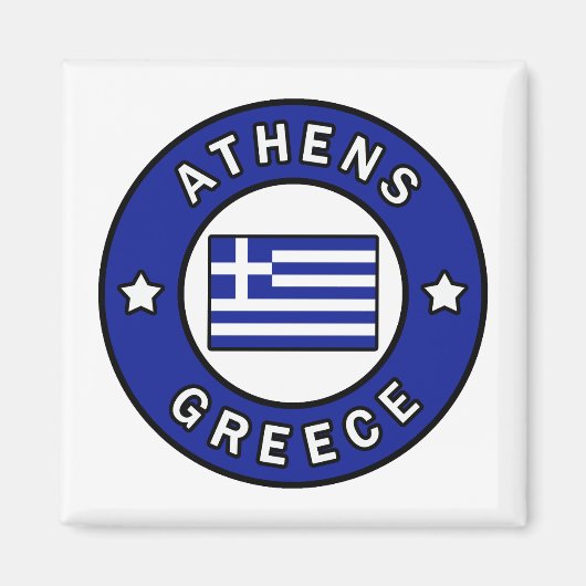 Athen Griechenland Magnet (Vorne)