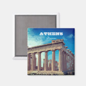 Athen, Griechenland Magnet (Vorderseite/Rückseite)