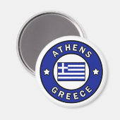 Athen Griechenland Magnet (Vorderseite/Rückseite)