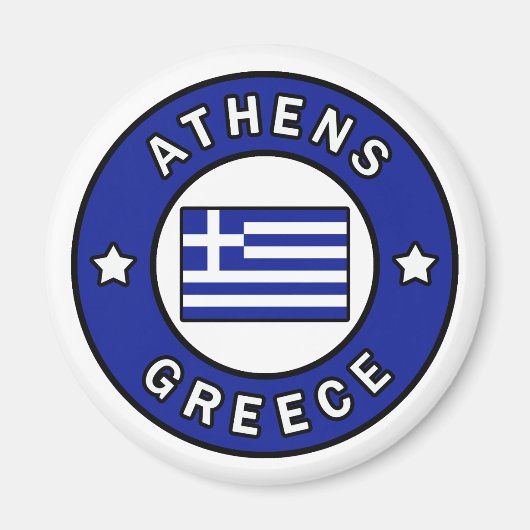 Athen Griechenland Magnet (Vorne)