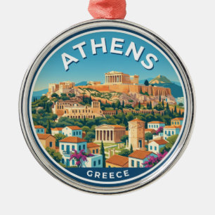 Athen Griechenland Ornament Aus Metall