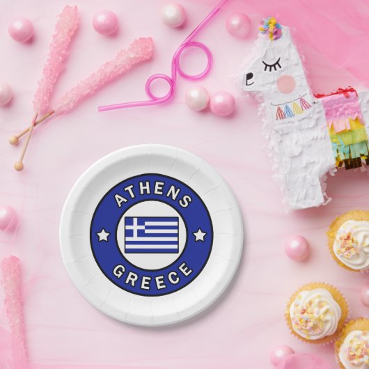 Athen Griechenland Pappteller (Party)