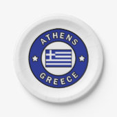 Athen Griechenland Pappteller (Vorderseite)