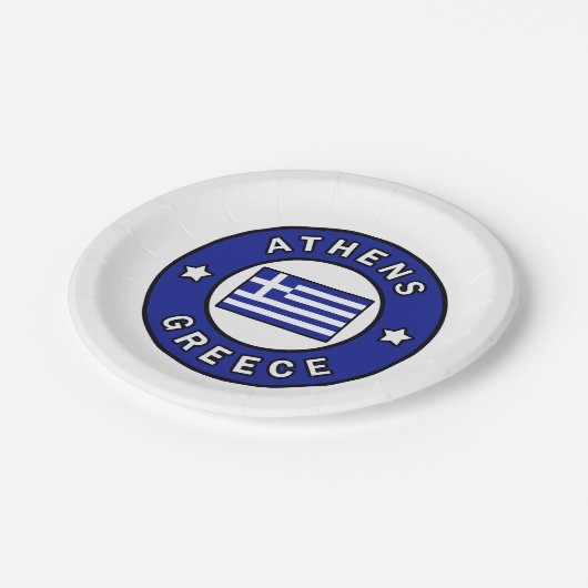 Athen Griechenland Pappteller (Schrägansicht)