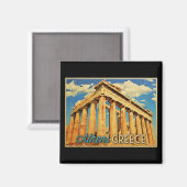 Athen Griechenland Parthenon Magnet (Vorderseite/Rückseite)