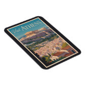 Athen Griechenland Parthenon Reisen Kunst Vintag Magnet (Rechte Seite)