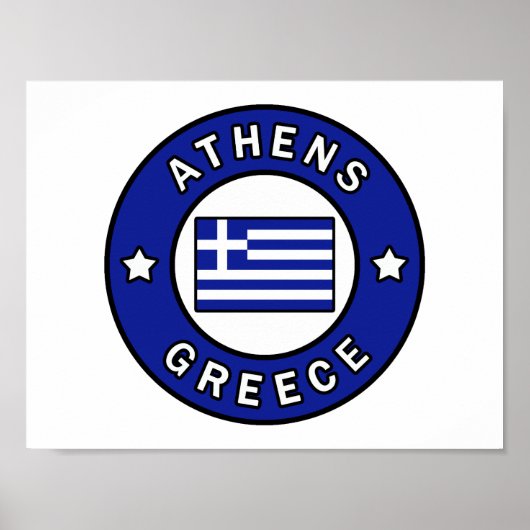 Athen Griechenland Poster (Vorne)