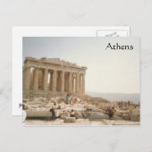 Athen Griechenland Postkarte (Vorne/Hinten)