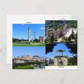 Athen - Griechenland Postkarte (Vorne/Hinten)