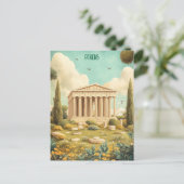 Athen Griechenland Postkarte (Stehend Vorderseite)
