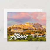 Athen, Griechenland Postkarte (Vorne/Hinten)