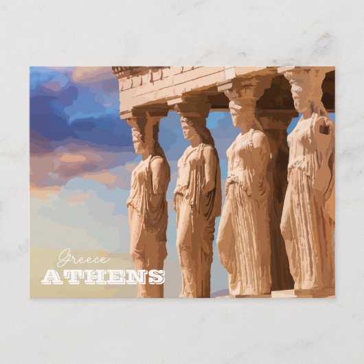 Athen, Griechenland Postkarte (Vorderseite)