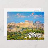 Athen, Griechenland Postkarte (Vorne/Hinten)