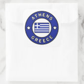 Athen Griechenland Quadratischer Aufkleber (Tasche)