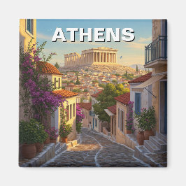 Athen Griechenland Reise Magnet