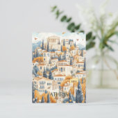 Athen Griechenland Reise Postkarte (Stehend Vorderseite)