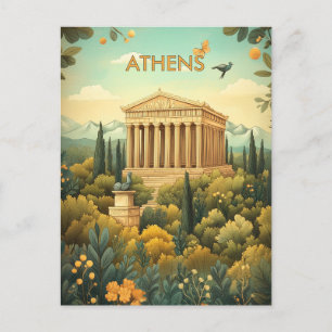 Athen Griechenland Reise Postkarte