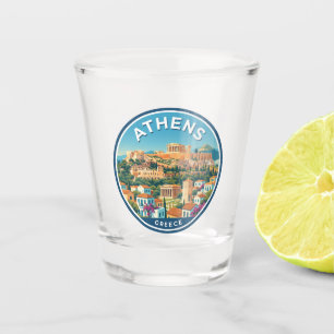Athen Griechenland Schnapsglas