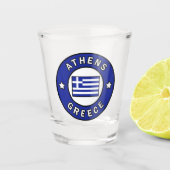 Athen Griechenland Schnapsglas (Vorderseite)