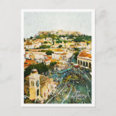 Athen Griechenland Schöne Öllandschaft Postkarte (Vorderseite)
