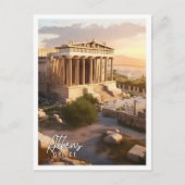 Athen Griechenland Sehenswürdigkeit Akropolis Postkarte (Vorderseite)