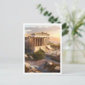 Athen Griechenland Sehenswürdigkeit Akropolis Postkarte (Stehend Vorderseite)