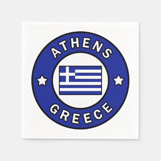 Athen Griechenland Serviette (Vorderseite)