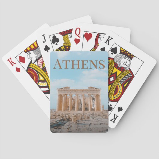 Athen Griechenland Spielkarten (Rückseite)