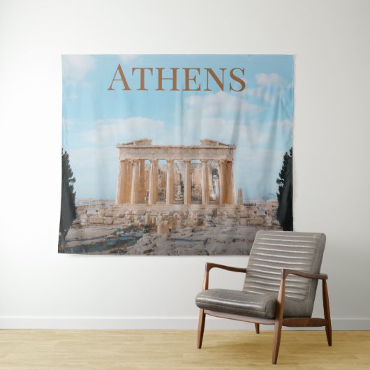 Athen Griechenland Wandteppich (Beispiel (Horizontal))