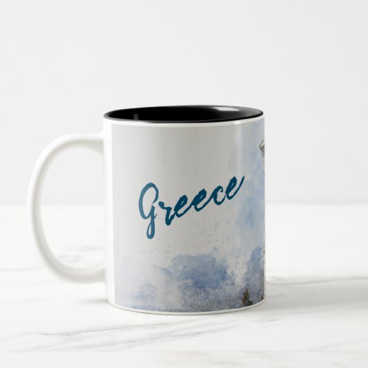 Athen, Griechenland Zweifarbige Tasse (Links)