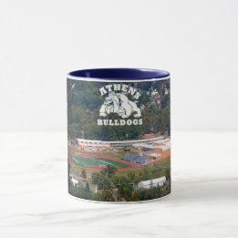 Athen High School, Zuhause der Bulldogs Tasse