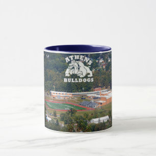 Athen High School, Zuhause der Bulldogs Tasse