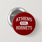 Athen - Hornissen - Highschool - Athen Texas Button (Vorne & Hinten)