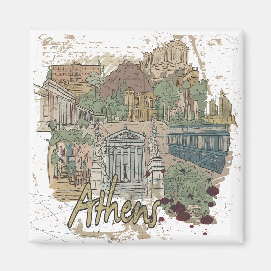 Athen Magnet (Vorne)