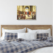 Athen-Malschule Leinwanddruck (Insitu (Schlafzimmer))