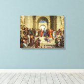 Athen-Malschule Leinwanddruck (Insitu (Holzboden))