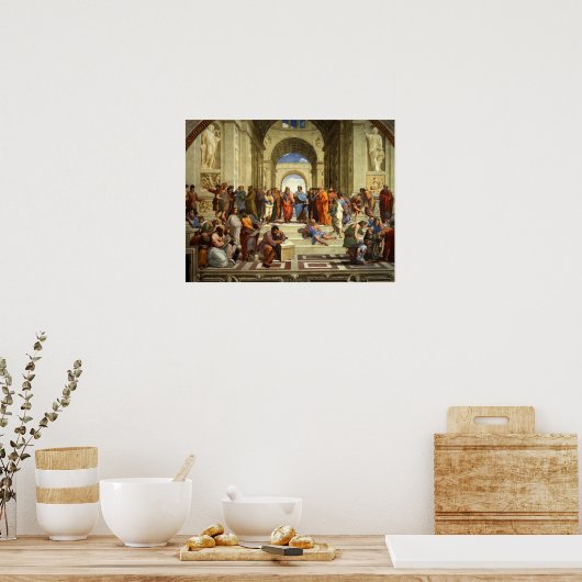 Athen-Malschule Poster (Küche)