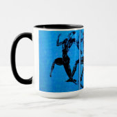 Athen-Marathon-Blaupause Tasse (Links)