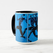 Athen-Marathon-Blaupause Tasse (Vorderseite Links)