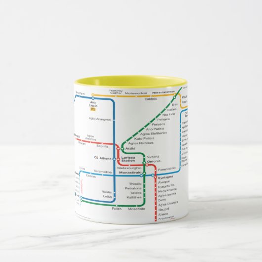 Athen Metro Tasse (Zentrum)