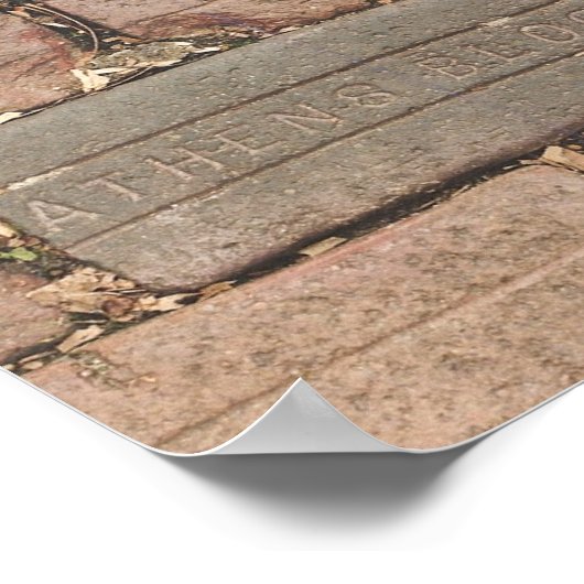 Athen, Ohio Poster (Ecke)