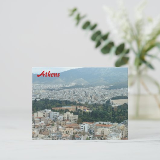 Athen Postkarte (Stehend Vorderseite)