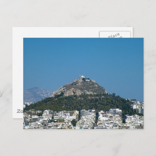Athen Postkarte (Vorne/Hinten)