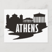 Athen Postkarte (Vorderseite)