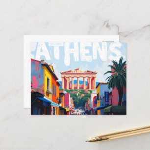 Athen Postkarte