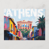 Athen Postkarte (Vorderseite)