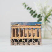 Athen Postkarte (Stehend Vorderseite)