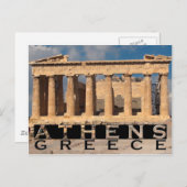 Athen Postkarte (Vorne/Hinten)