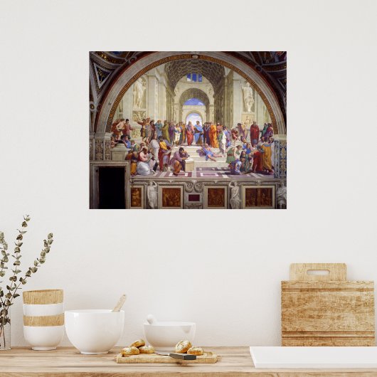 Athen-Schule, aus der Stanza della Segnatura Poster (Küche)