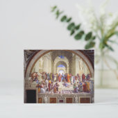 Athen-Schule, aus der Stanza della Segnatura Postkarte (Stehend Vorderseite)